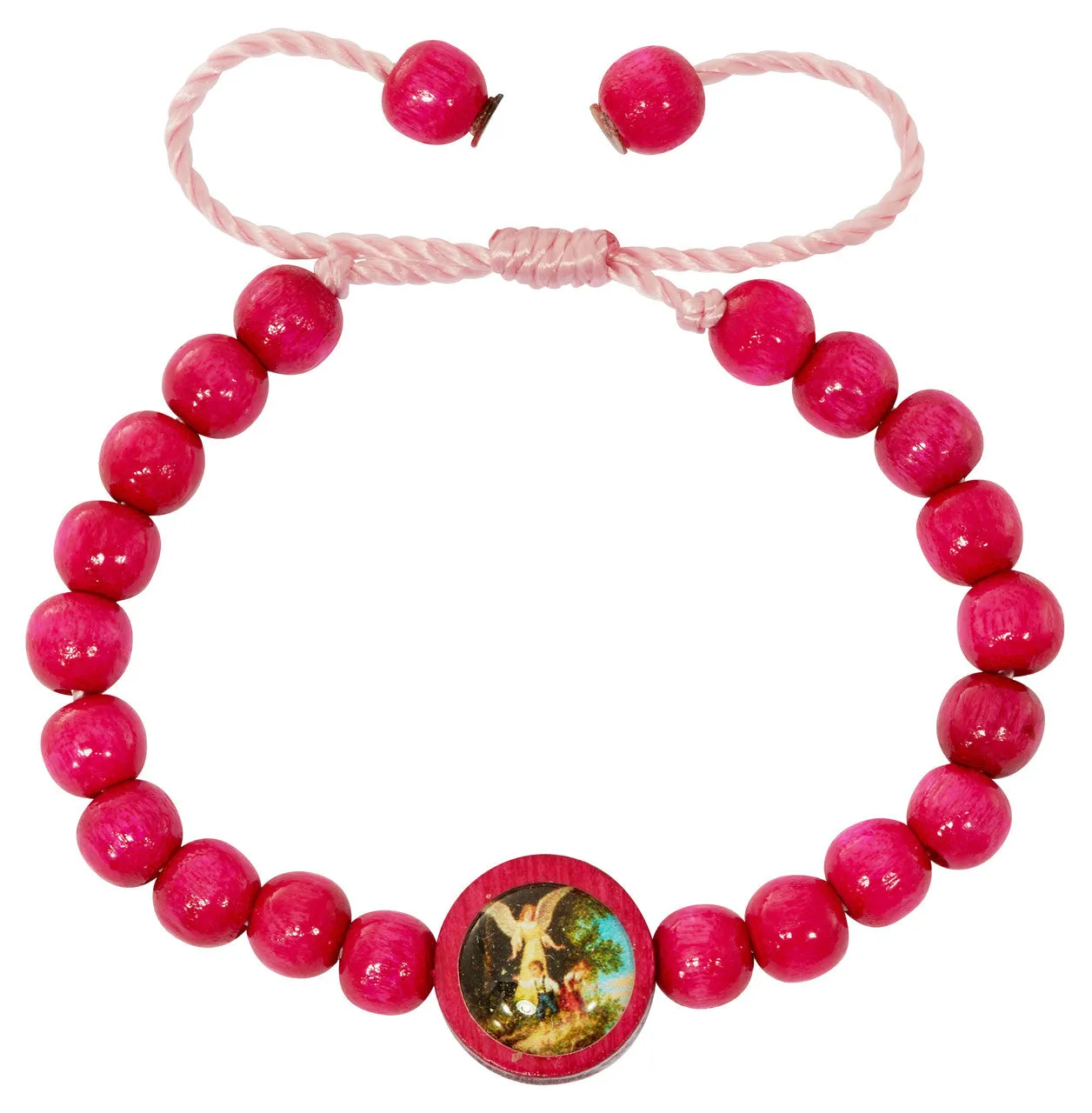 Pink Guardian Angel Bracelet