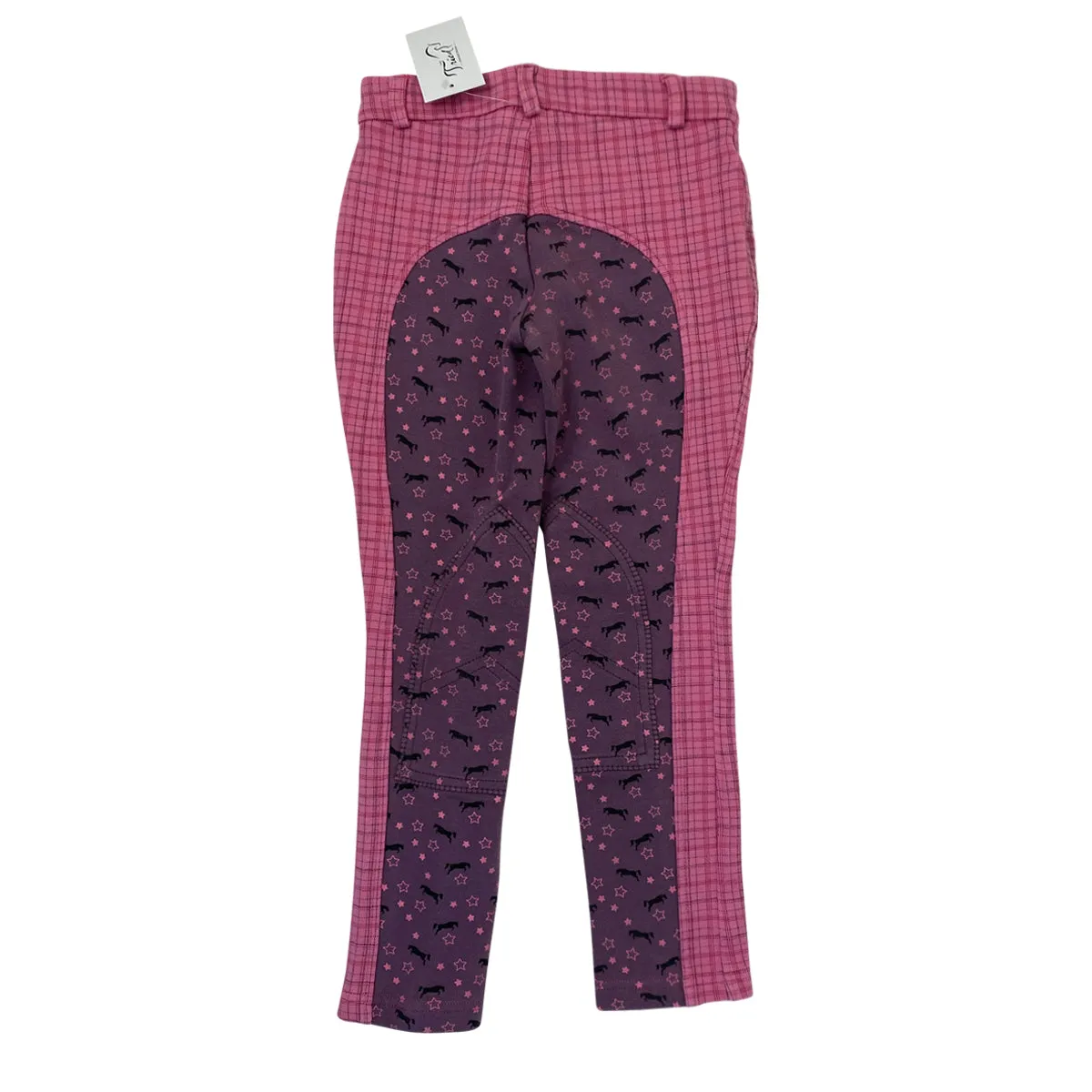 Plaid Breeches in Pink - Children's 10