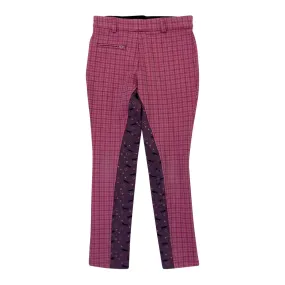 Plaid Breeches in Pink - Children's 10