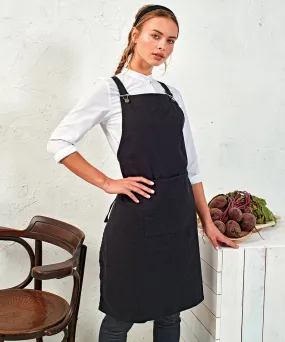 PR129 - Cross back 'barista' bib apron