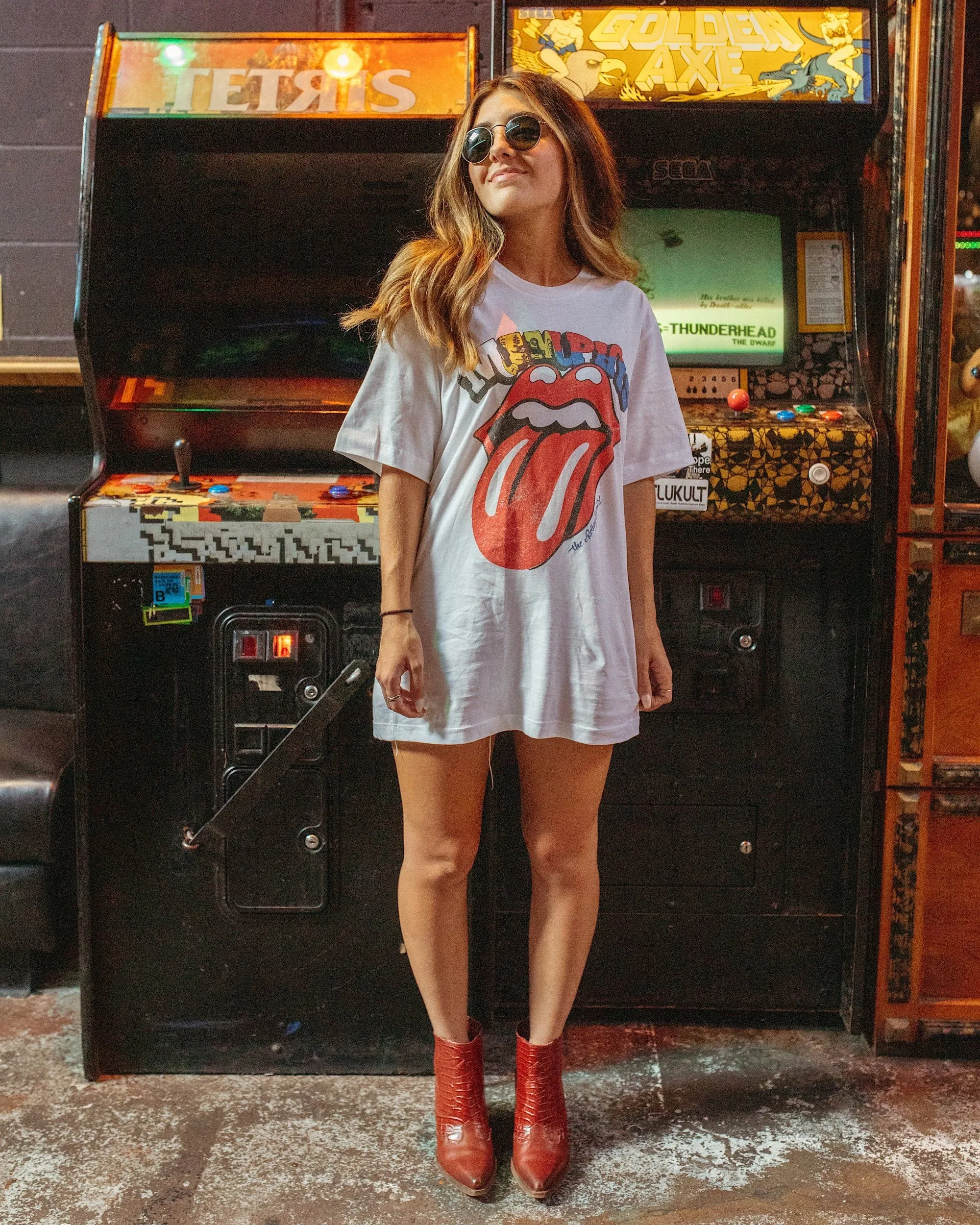 *PRE-ORDER* Rolling Stones Memphis Flag Rocker White Tee