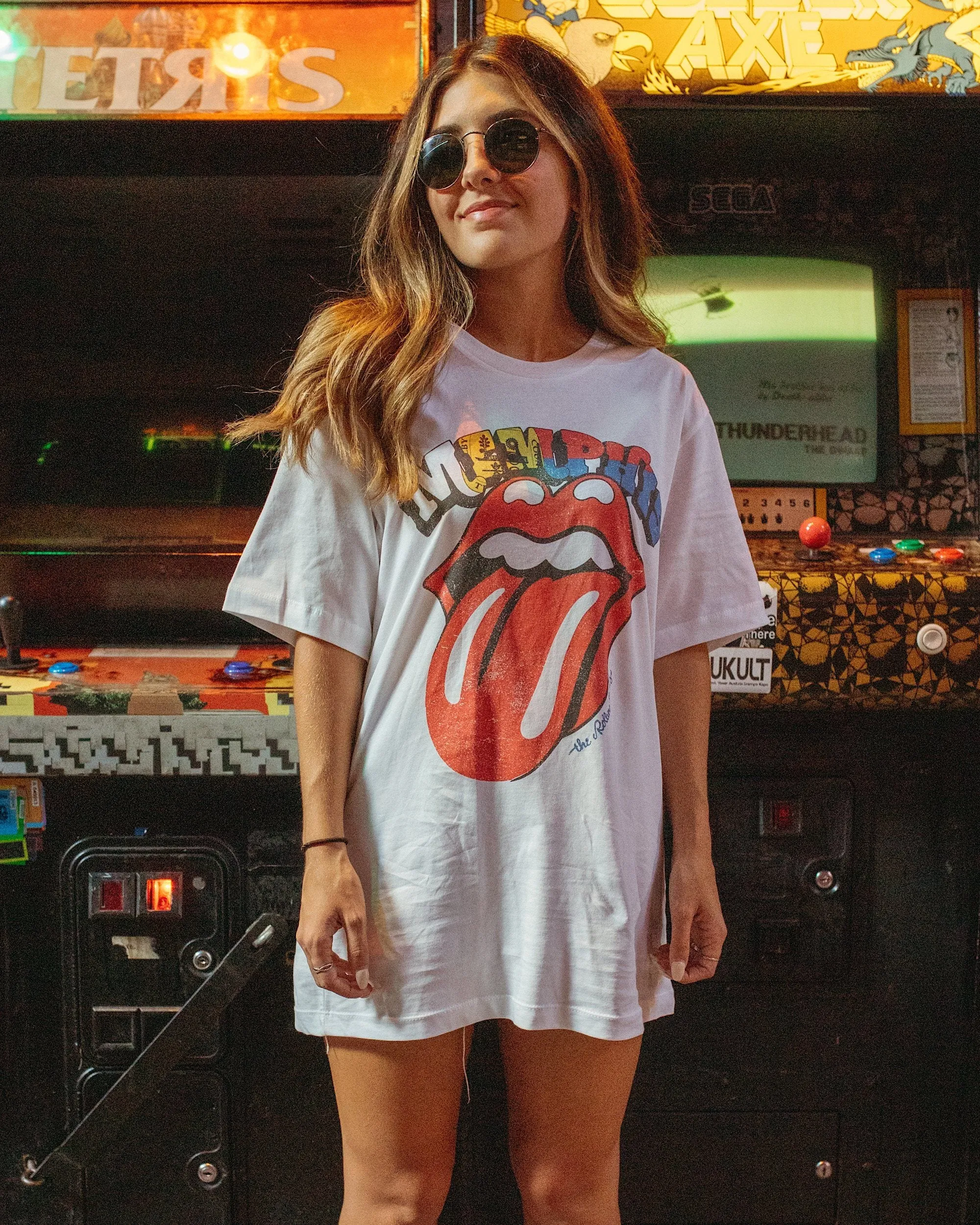 *PRE-ORDER* Rolling Stones Memphis Flag Rocker White Tee