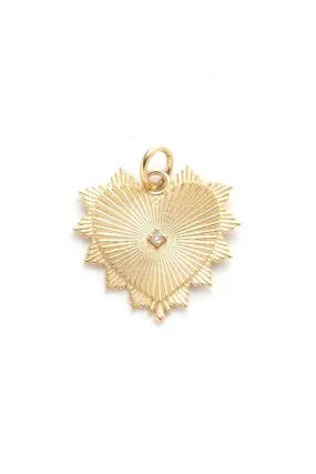 Radiating Heart - Medium Medallion