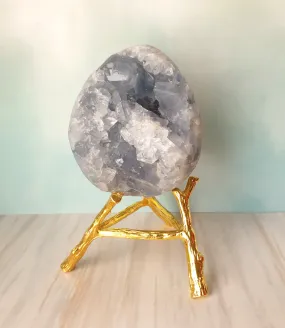 Raw Celestite Crystal Geode