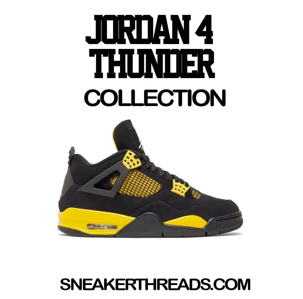 Retro 4 Thunder Strikes Satin Jacket