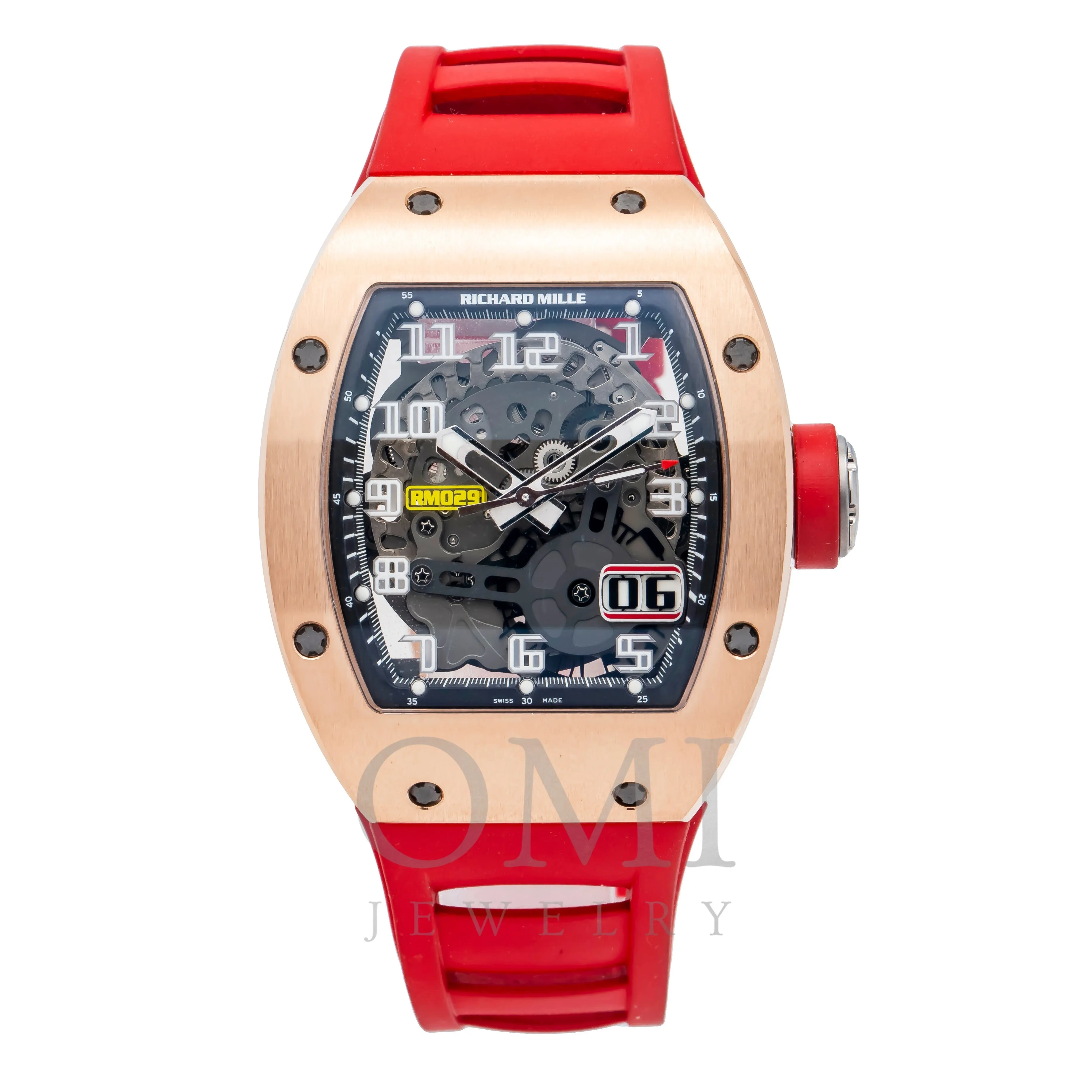 Richard Mille RM029 48MM Transparent Dial With Rubber Bracelet