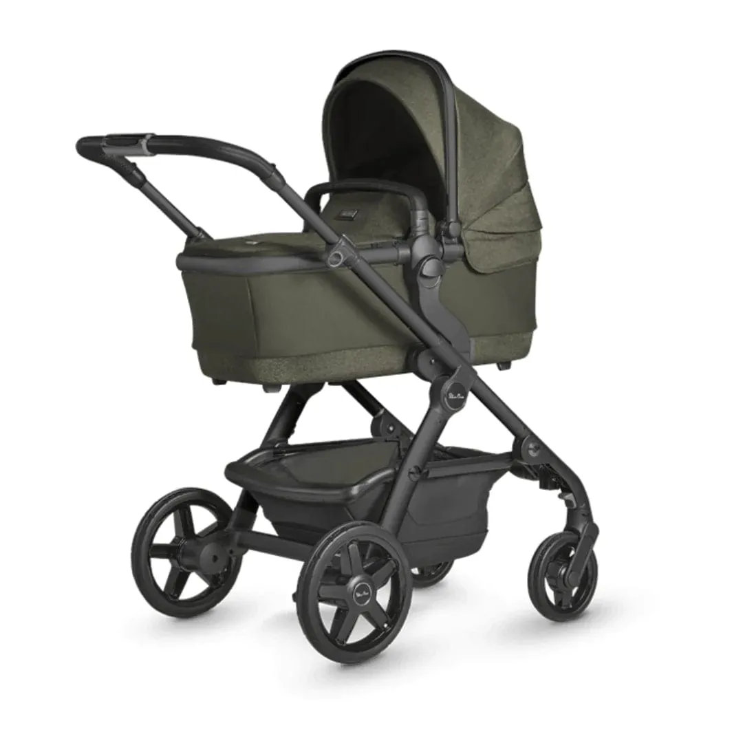 Silver Cross Wave Pushchair and Carrycot - Cedar