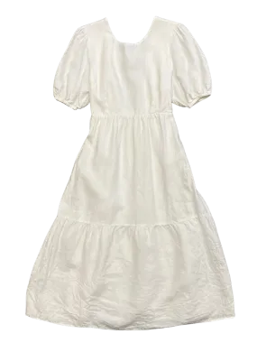 Size M - Jillian Boustred White Linen Dress