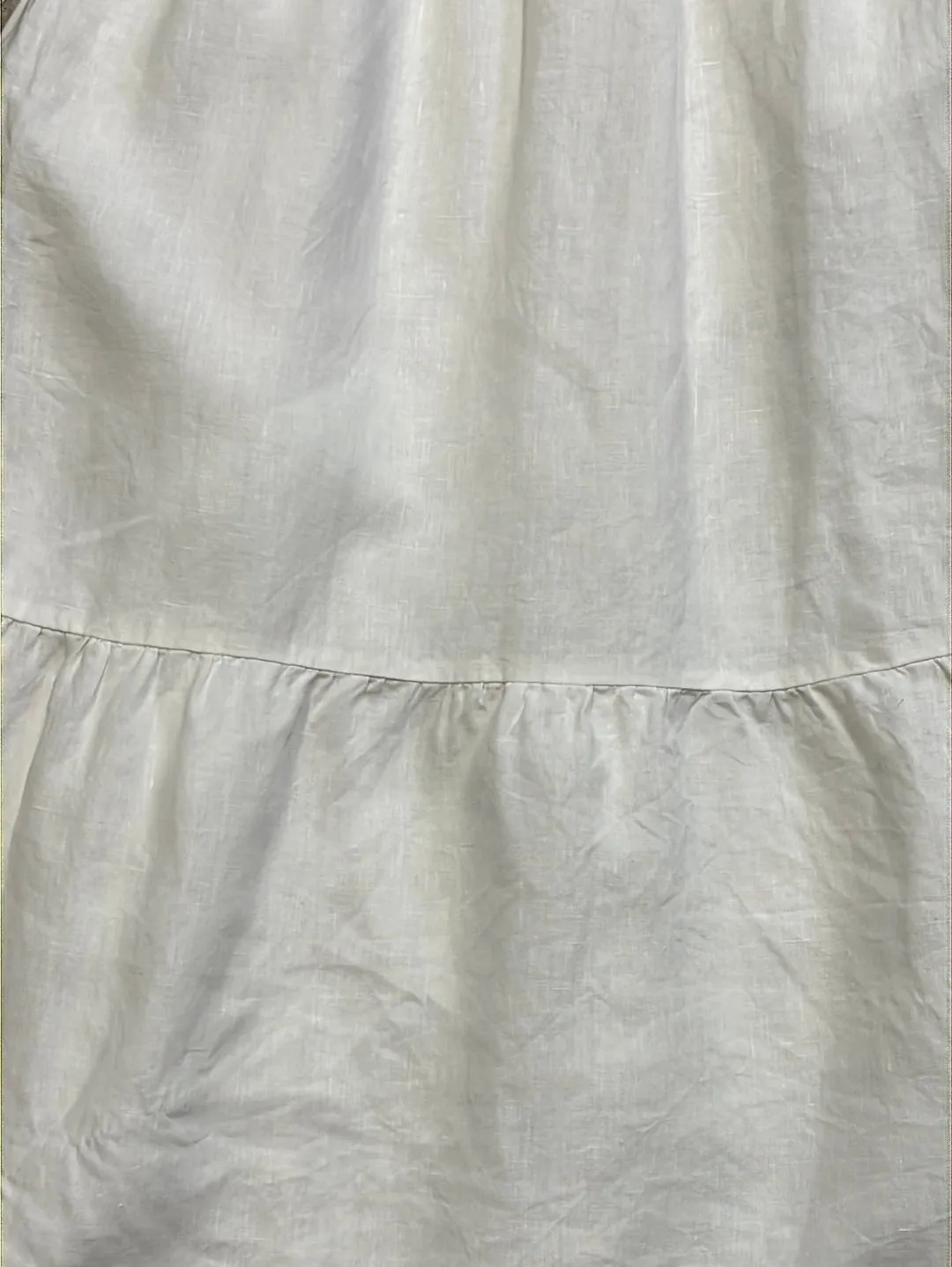 Size M - Jillian Boustred White Linen Dress