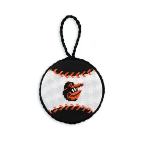 Smathers & Branson Baltimore Orioles Needlepoint Ornament