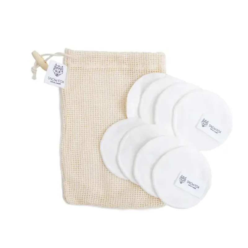 SNOW FOX SKINCARE | Reusable Bamboo Make Up Removal Pads