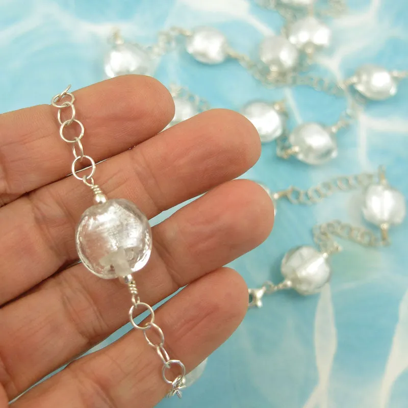 snow queen strand necklace