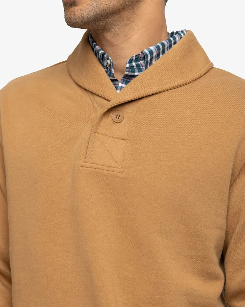 Southern Tide Men's Stanley Pullover - Hazelnut Khaki