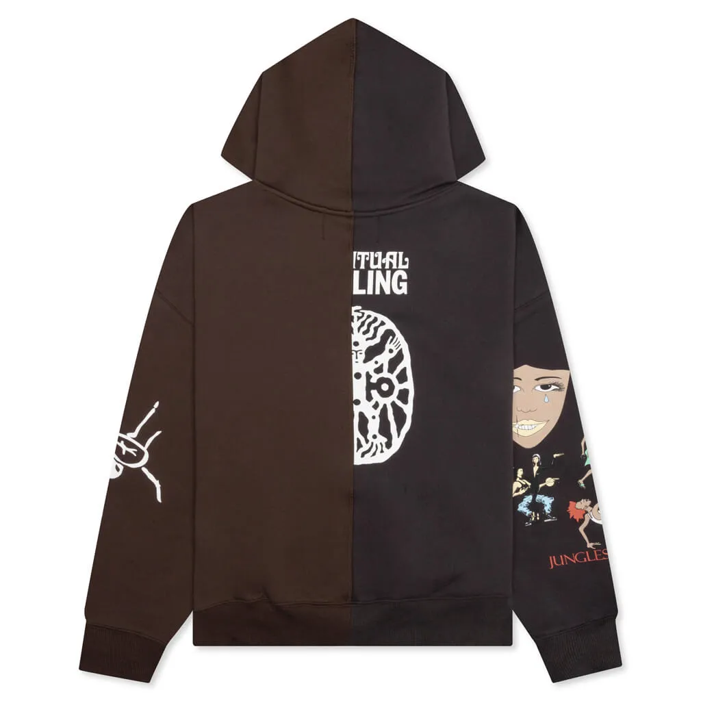 Spiritual Hoodie - Black/Brown