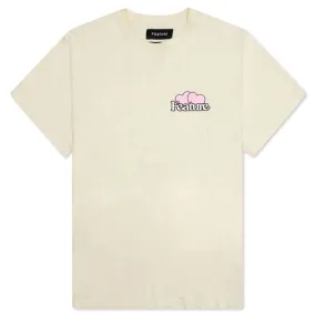 Spread the Love Tee - Cannolli Cream/Pink