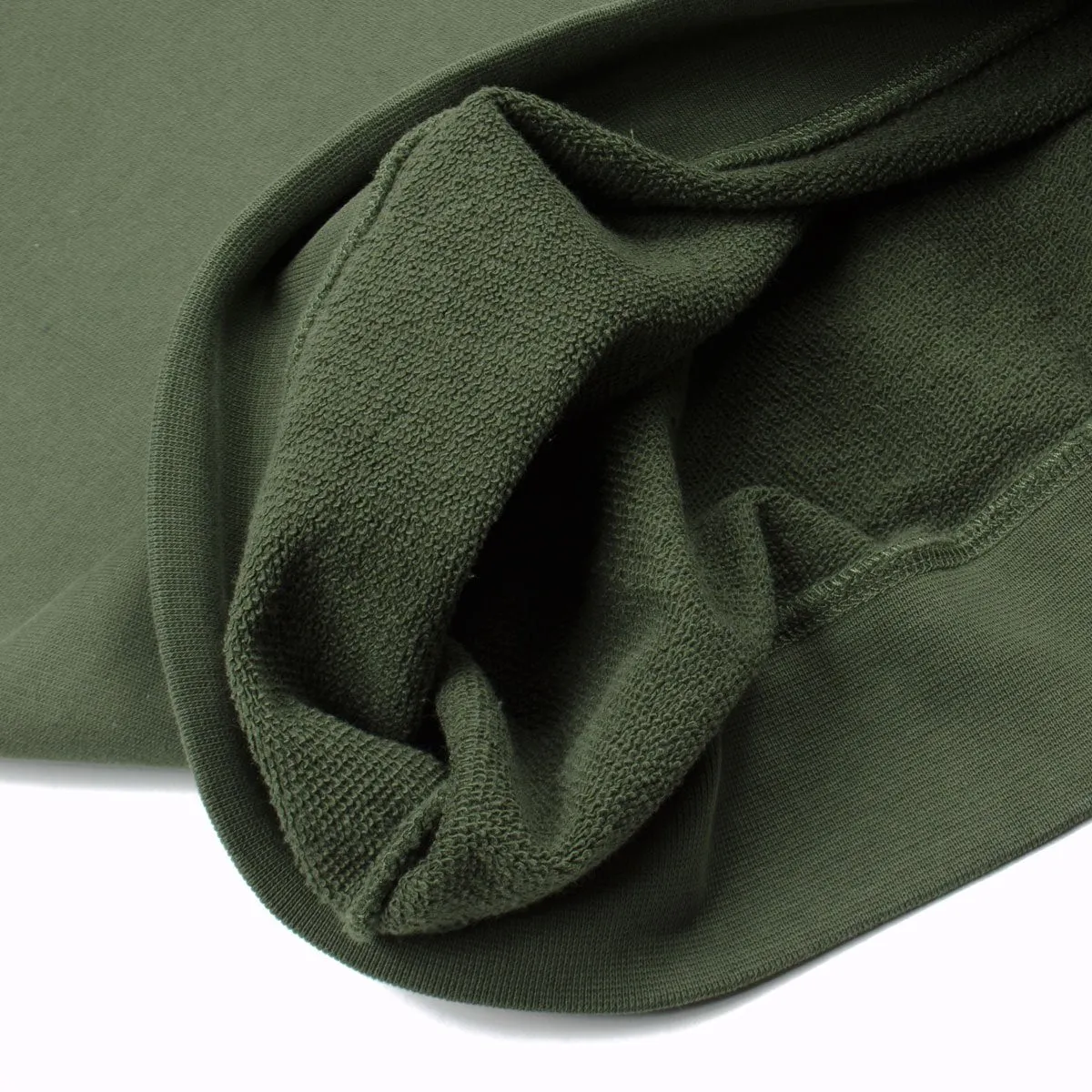 Sunspel - Loopback Sweatshirt - Dark Olive