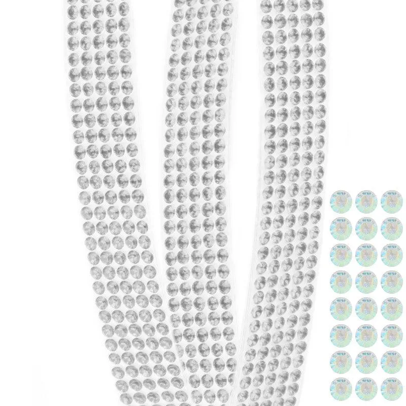 Swarovski 5 Row CrystalTex Chaton Banding - Crystal AB (Sold Per Inch)