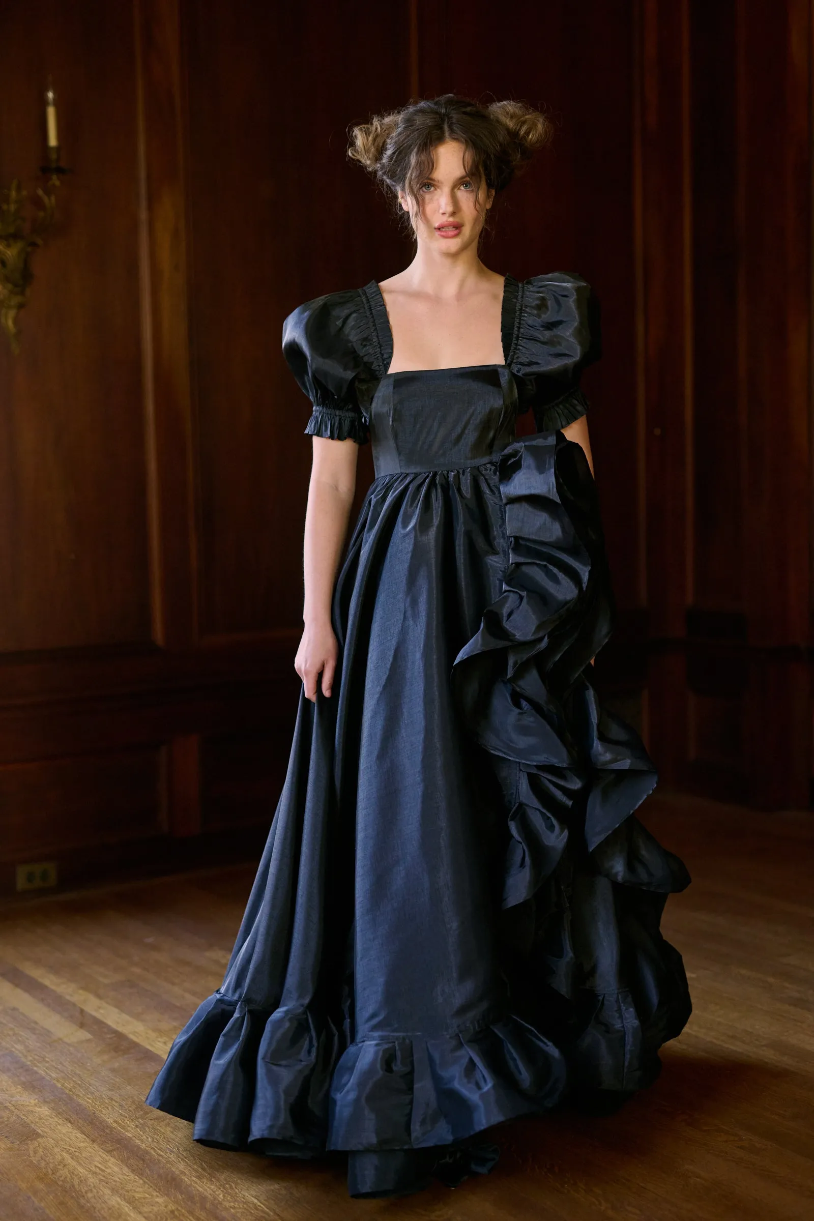 The Caviar Recycled Ruffle Gown