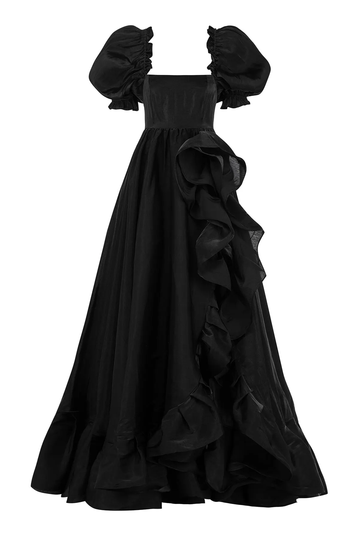 The Caviar Recycled Ruffle Gown