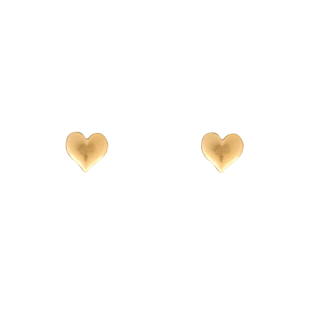 Tiny Charm Post Earrings - Hearts