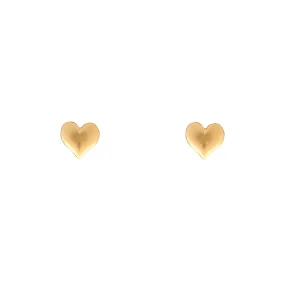 Tiny Charm Post Earrings - Hearts