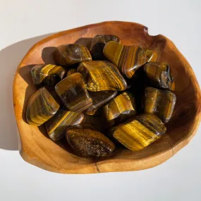 Tumbled Natural Tigers Eye Crystal