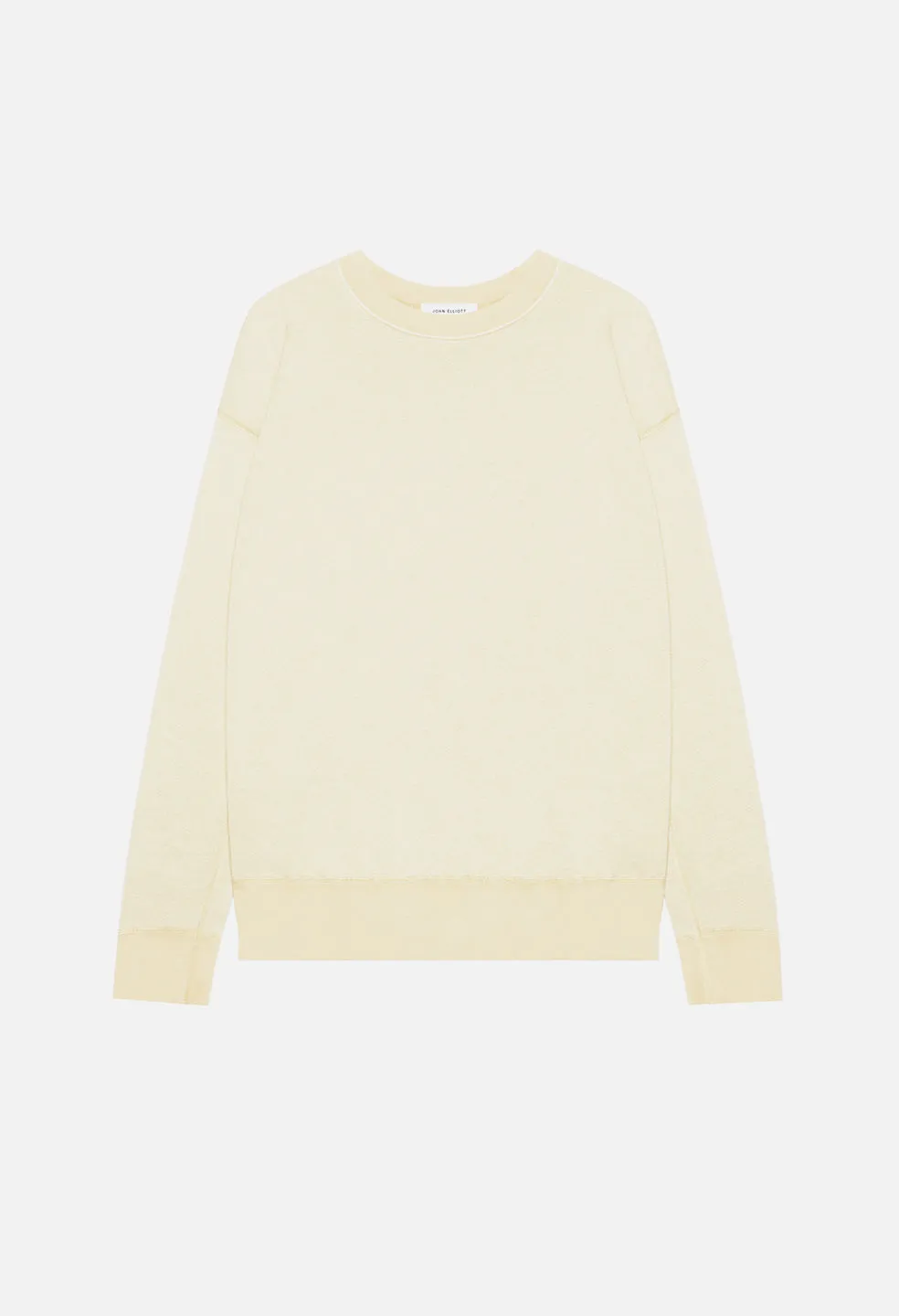 Vintage Fleece Crew / Light Yellow