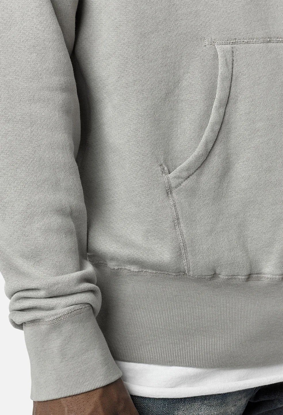 Vintage Fleece Hoodie / Plaster