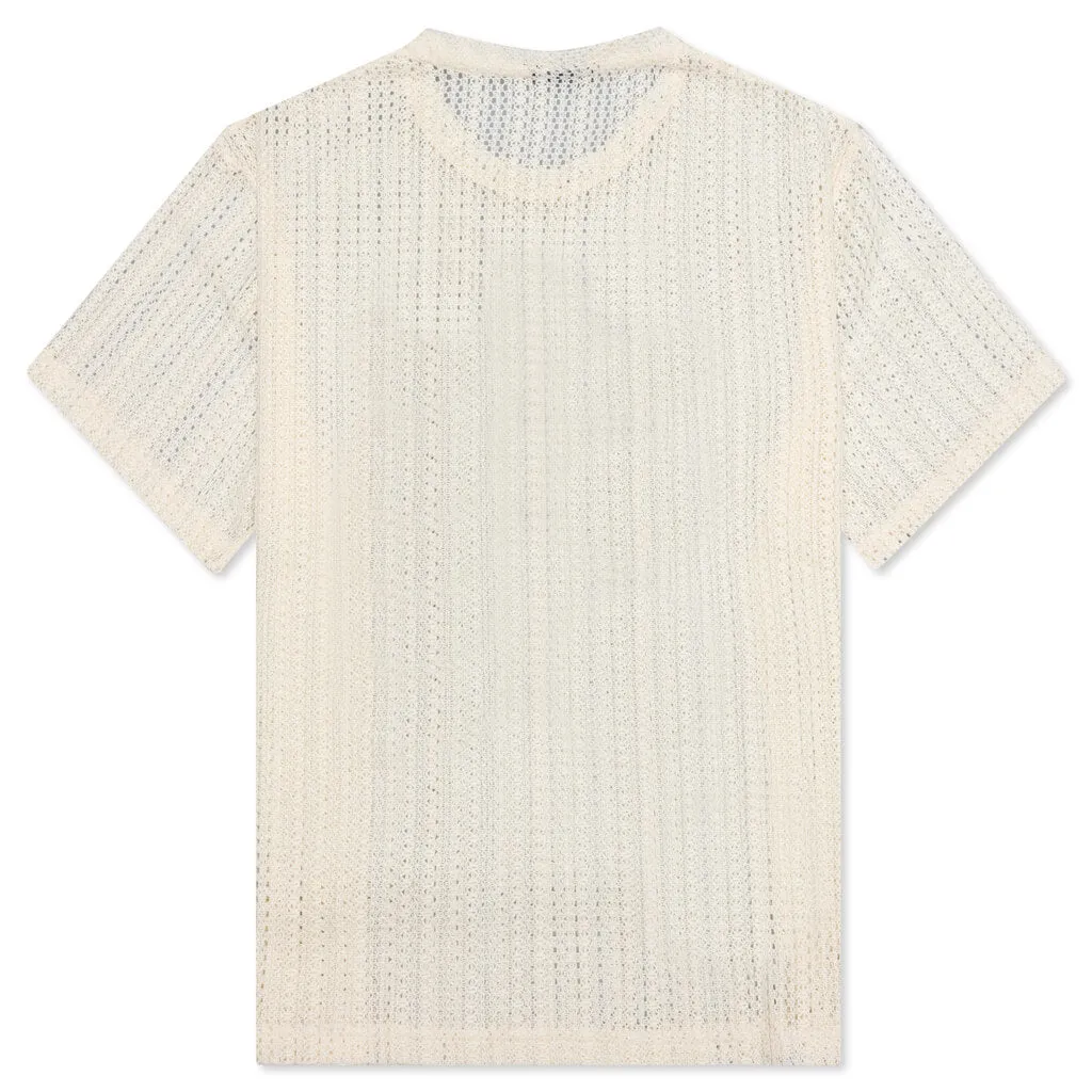 Volume Mesh T-Shirt - White