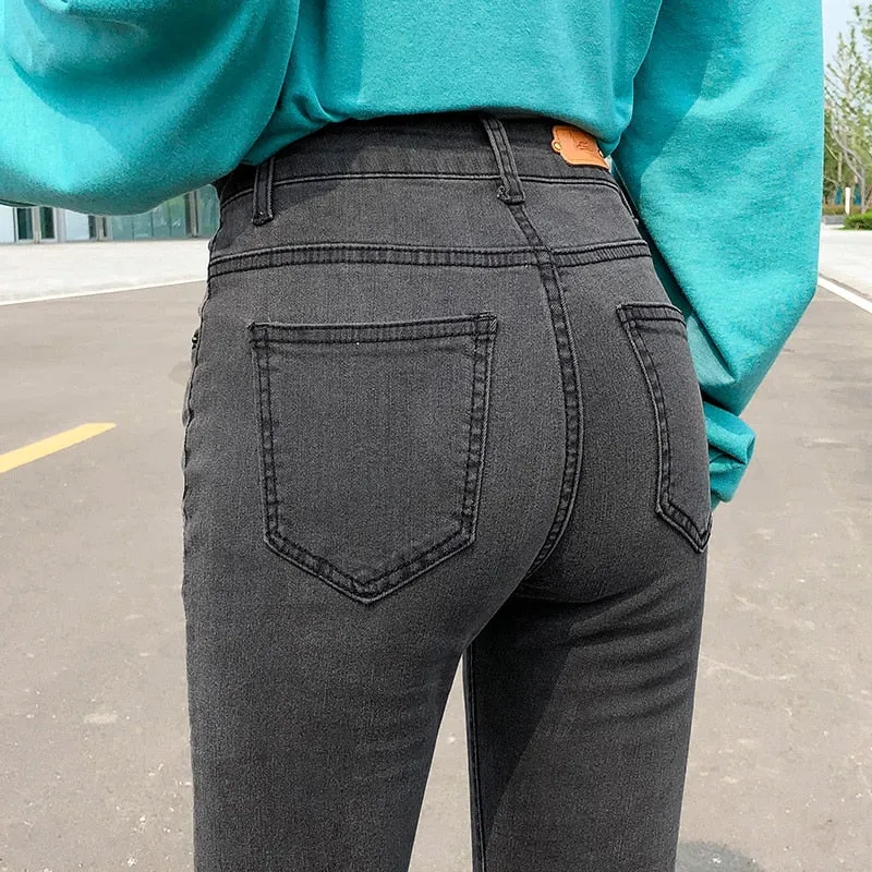 Women Stretch High Waist Jeans