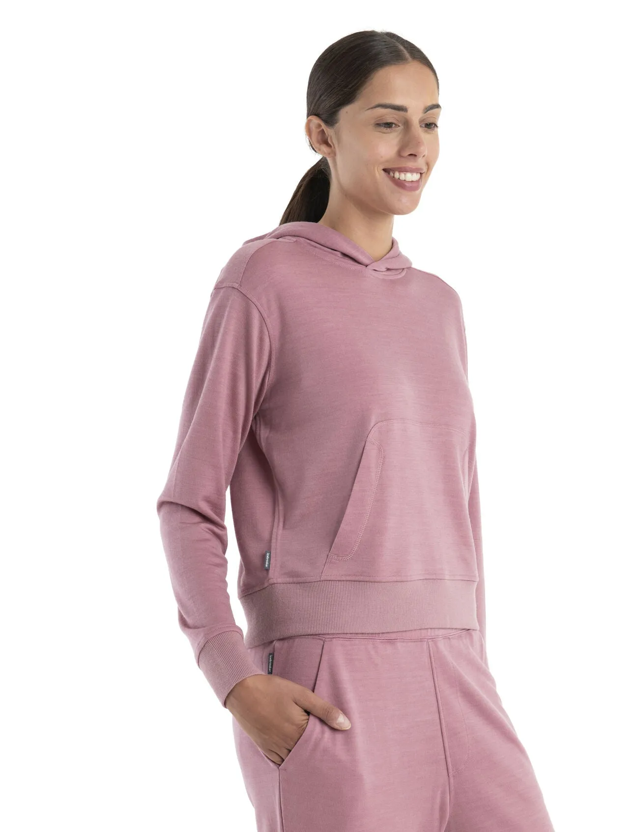 Womens Merino Crush II Long Sleeve Hoodie