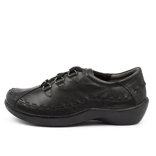 Ziera Shoes Women's Allsorts Comfort Lace-Up - Black