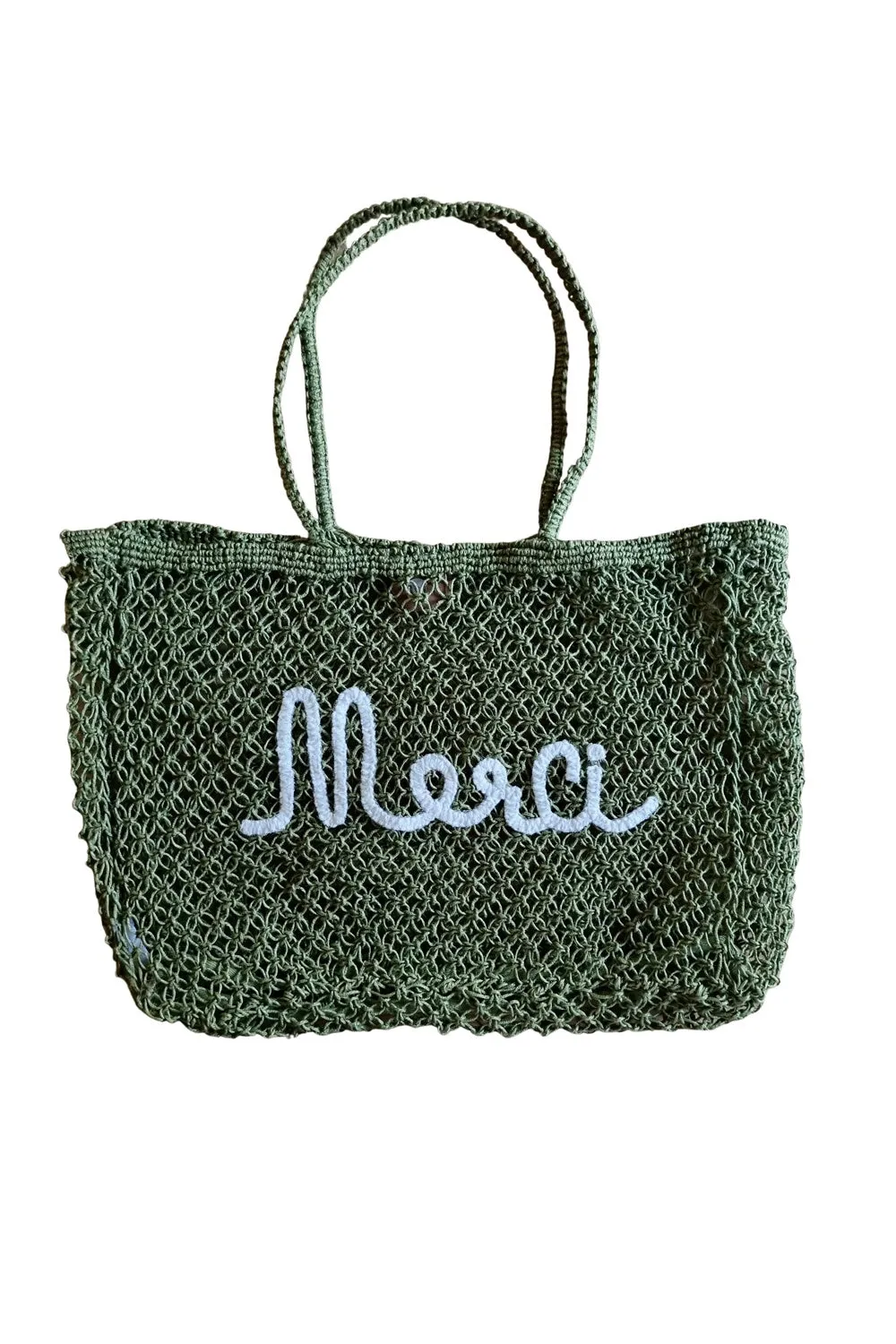 ZODA MERCI JUTE TOTE BAG OLIVE